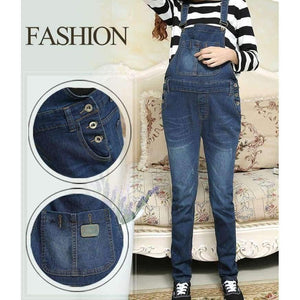 Planet Gates Blue / M Denim Jeans Maternity Suspender Trousers Pant for Pregnant Women Clothes Plus Size Prop Belly Legging Pregnancy Clothing Overall