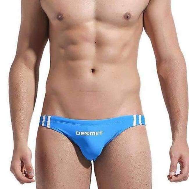 Planet Gates White / M DESMIIT Men's Bikini Beach Swimming Brief New Summer Men's Swimwear Low Waist Diving Swimsuit for Men DT31 Dropshipping
