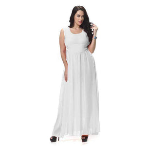 Planet Gates Blue / M Dresses For Women Solid Sleeveless O Neck Women Summer Dresses 2017 Fashion Vintage Loose Event Female Party Dresses