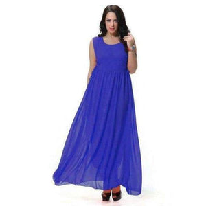 Planet Gates Blue / M Dresses For Women Solid Sleeveless O Neck Women Summer Dresses 2017 Fashion Vintage Loose Event Female Party Dresses
