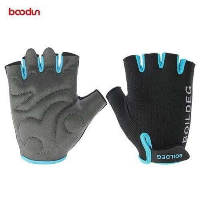 Planet Gates black / M Gym Gloves Men Women Body Building Half Finger Fitness Gloves Anti-slip Weight Lifting Sports Training Gloves Breathable