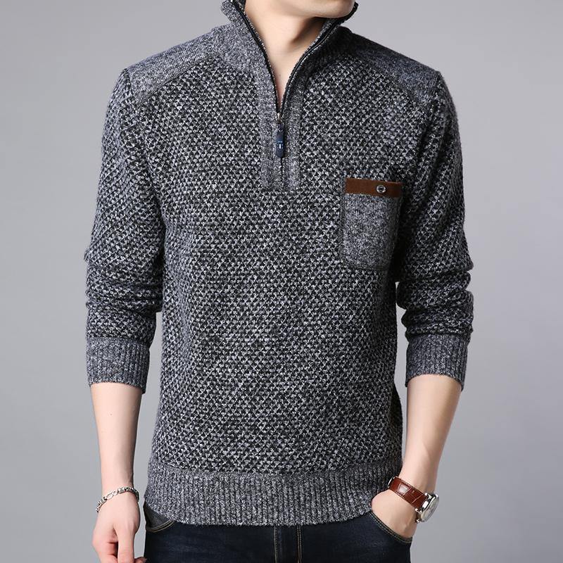 Planet Gates Blue / M Jackets For Men Half Zip Pullover Trend Overcoat Winter Windbreakers Casual Coat Men Clothing