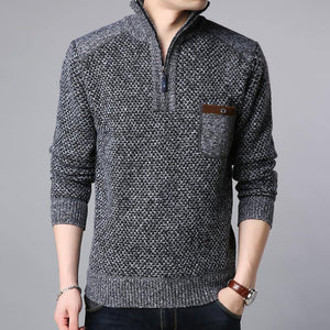 Planet Gates Blue / M Jackets For Men Half Zip Pullover Trend Overcoat Winter Windbreakers Casual Coat Men Clothing