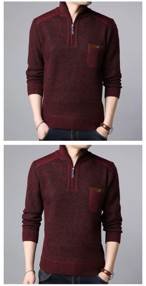 Planet Gates Blue / M Jackets For Men Half Zip Pullover Trend Overcoat Winter Windbreakers Casual Coat Men Clothing