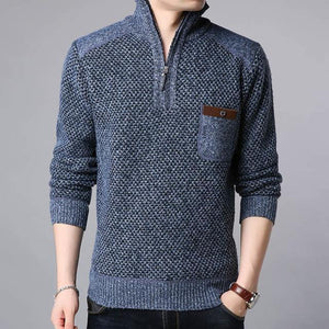 Planet Gates Blue / M Jackets For Men Half Zip Pullover Trend Overcoat Winter Windbreakers Casual Coat Men Clothing