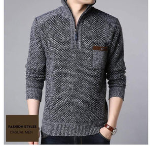 Planet Gates Blue / M Jackets For Men Half Zip Pullover Trend Overcoat Winter Windbreakers Casual Coat Men Clothing