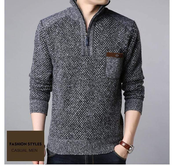 Planet Gates Blue / M Jackets For Men Half Zip Pullover Trend Overcoat Winter Windbreakers Casual Coat Men Clothing