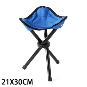 Planet Gates BLUE M Jeebel Portable Folding Chair Camping Foldable Stool Tripod Seat For Fishing Picnic Beach Seat Ultralight Outdoor Camp