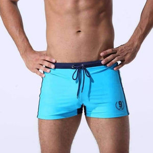 Planet Gates Blue / M Mens Swimwear Maillot De Bain Boy Swim Suits Boxer Shorts Swim Trunks Men Swimsuit Surf Banadores