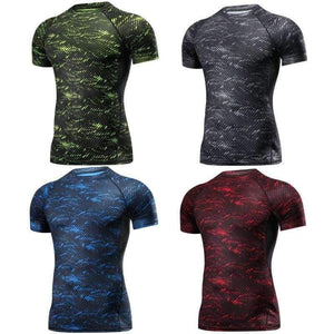 Planet Gates Blue / M MMA T-Shirt Rashguard MMA Gym Tee Shirt Fighting Martial Arts Fitness Training Muay Thai T Shirt Men Homme  Jersey