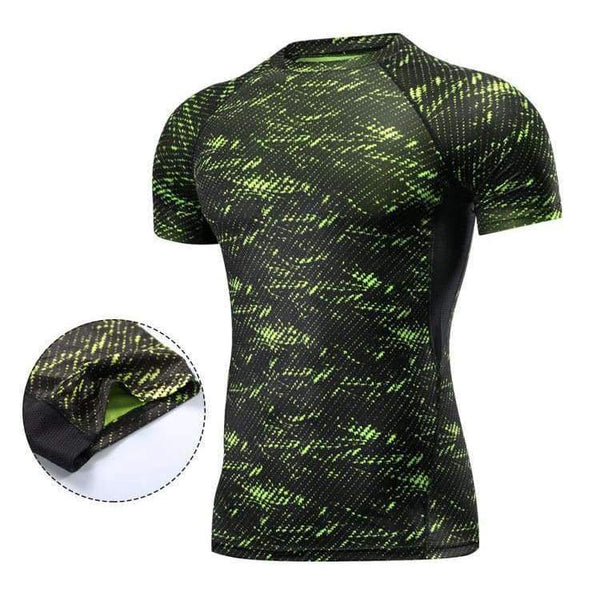 Planet Gates Blue / M MMA T-Shirt Rashguard MMA Gym Tee Shirt Fighting Martial Arts Fitness Training Muay Thai T Shirt Men Homme  Jersey