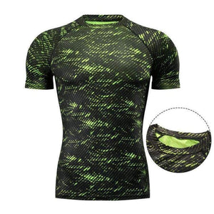 Planet Gates Blue / M MMA T-Shirt Rashguard MMA Gym Tee Shirt Fighting Martial Arts Fitness Training Muay Thai T Shirt Men Homme  Jersey