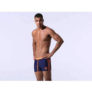 Planet Gates Blue / M Swimwear Men Breathable Swimsuits Man Swim Trunks Boxer Briefs Sunga Swim Suits Maillot De Bain Beach Shorts