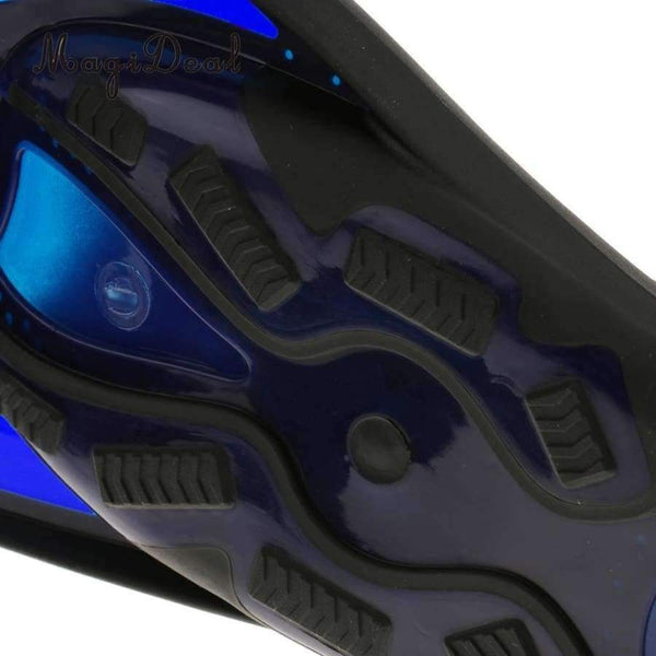 Planet Gates Blue M Universal Full Foot Short Fins Scuba Diving Swim Training Flippers Kid Adult Swimming Fins Snorkeling Water Fin 6 Sizes