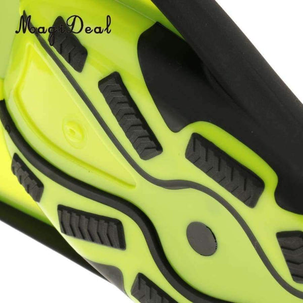 Planet Gates Blue M Universal Full Foot Short Fins Scuba Diving Swim Training Flippers Kid Adult Swimming Fins Snorkeling Water Fin 6 Sizes