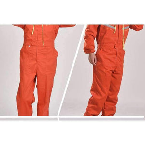 Planet Gates blue male / S Men Women Coveralls Long Sleeve Hooded Reflective strip Overalls Auto Repair Engineering Spray Paint Workwear Working Uniforms
