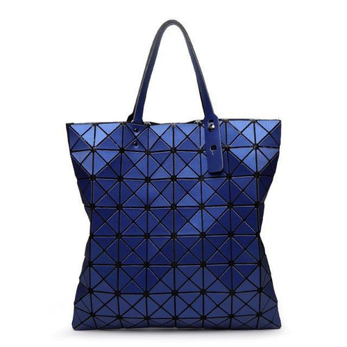 Planet Gates Blue Matte Finish Folding Handbag Women Handbags Fashion Casual Tote Fashion Women Tote Mochila