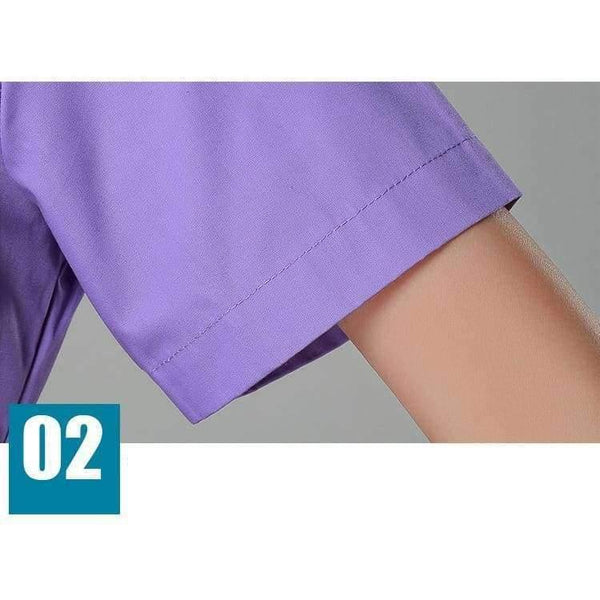 Planet Gates blue men / S Summer women hospital customized logo medical scrub set design slim fit dental scrubs beauty salon nurse uniform spa