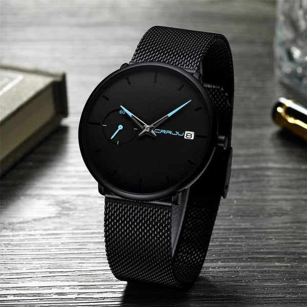 Men Watch Waterproof Date Calendar Analogue Wristwatches Mens Business Casual Quartz Watches For Man Clock Reloj Hombre - Planet Gates
