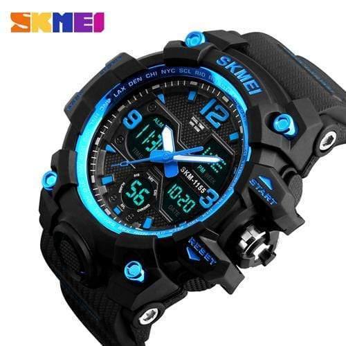 Planet Gates Blue Men Watches Military Sports Watch Men Top Brand Luxury  Men's Quartz Digital Casual Outdoor 50M Waterproof Wrist Watch