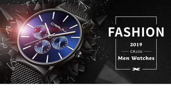 Planet Gates blue Men Watches Waterproof Ultra Thin Date Wrist Watch Male Mesh Strap Casual Quartz Clock
