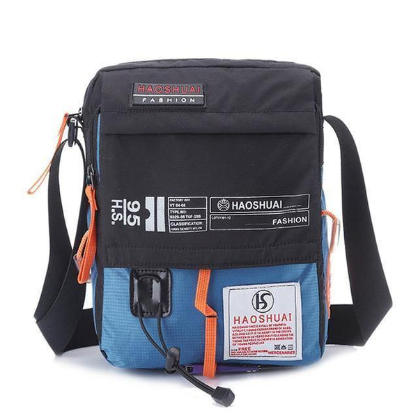Planet Gates blue Messenger Bag Shoulder Crossbody Bags Multifunction Fashion Casual Hiking Bicycle Travel Satchel School Handbag XA80ZC