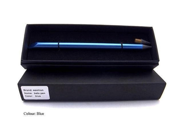 Planet Gates Blue Metal Inkless Beta Pens Without Ink No-ink Painting Writing Papelaria Caneta Office & School Supplies