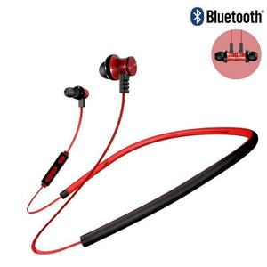 Planet Gates blue Metal Sports Bluetooth Headphone SweatProof Earphone Magnetic Earpiece Stereo Wireless Headset for Mobile Phone