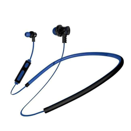 Planet Gates blue Metal Sports Bluetooth Headphone SweatProof Earphone Magnetic Earpiece Stereo Wireless Headset for Mobile Phone
