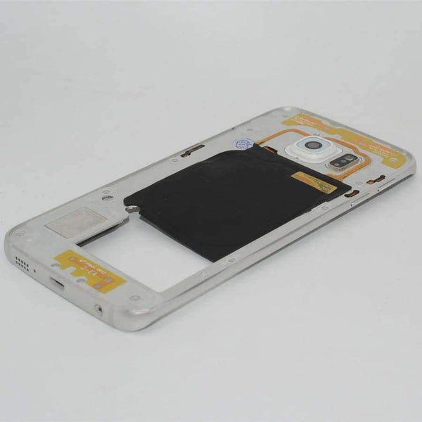 Planet Gates Blue Middle frame for Samsung Galaxy S6 edge G925 G925F Back Plate Bezel Housing Case Free Tools Replacement Parts