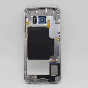 Planet Gates Blue Middle frame for Samsung Galaxy S6 edge G925 G925F Back Plate Bezel Housing Case Free Tools Replacement Parts