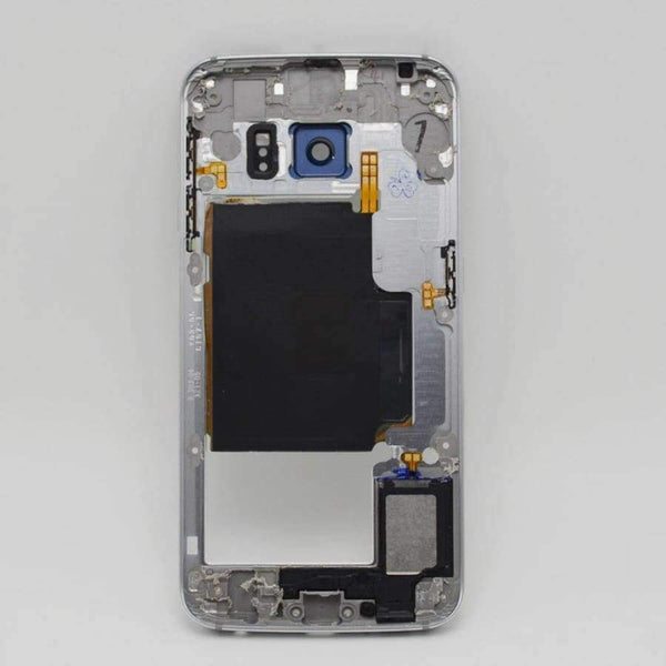 Planet Gates Blue Middle frame for Samsung Galaxy S6 edge G925 G925F Back Plate Bezel Housing Case Free Tools Replacement Parts