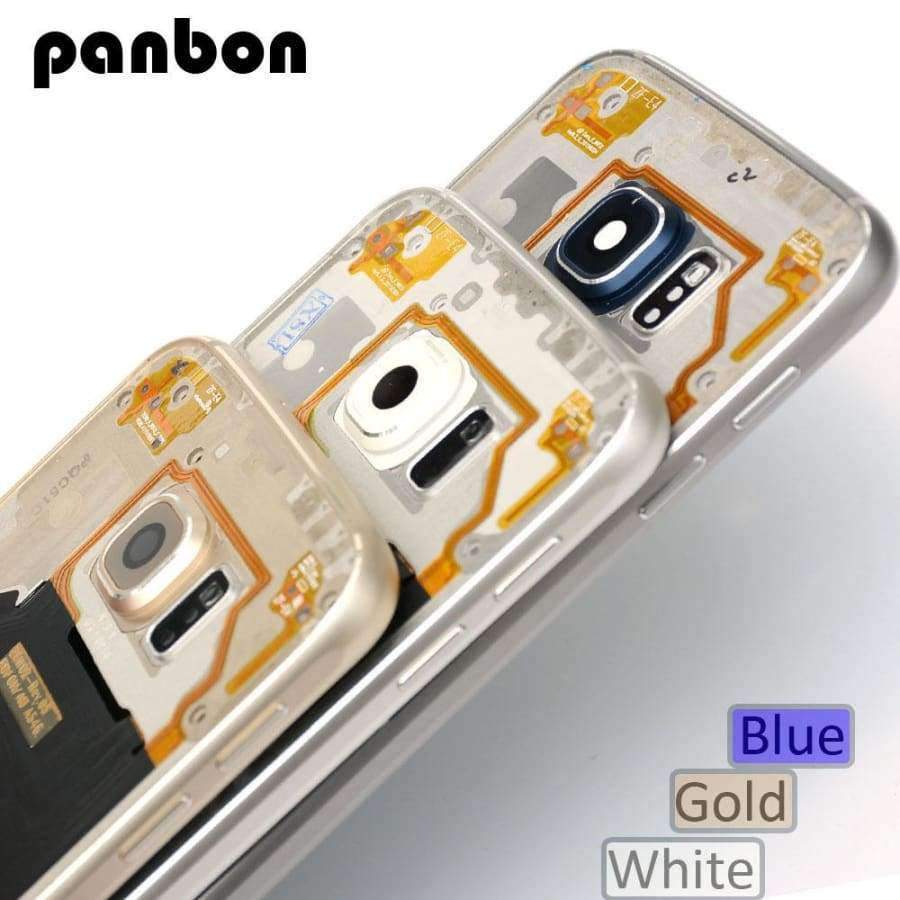 Planet Gates Middle frame for Samsung Galaxy S6 G920 G920F Back Plate Bezel Housing Case Free Tools Replacement Parts