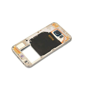 Planet Gates Blue Middle frame for Samsung Galaxy S6 G920 G920F Back Plate Bezel Housing Case Free Tools Replacement Parts