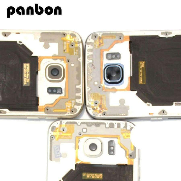 Planet Gates Blue Middle frame for Samsung Galaxy S6 G920 G920F Back Plate Bezel Housing Case Free Tools Replacement Parts