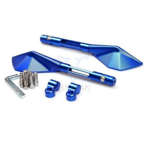 Огледало за обратно виждане за Planet Gates Blue Motor, части за скутер, огледала за обратно виждане за мотоциклет, скутер, Yamaha YZF R1 R6 Tmax 530 2010 2011 2012 2013 2014