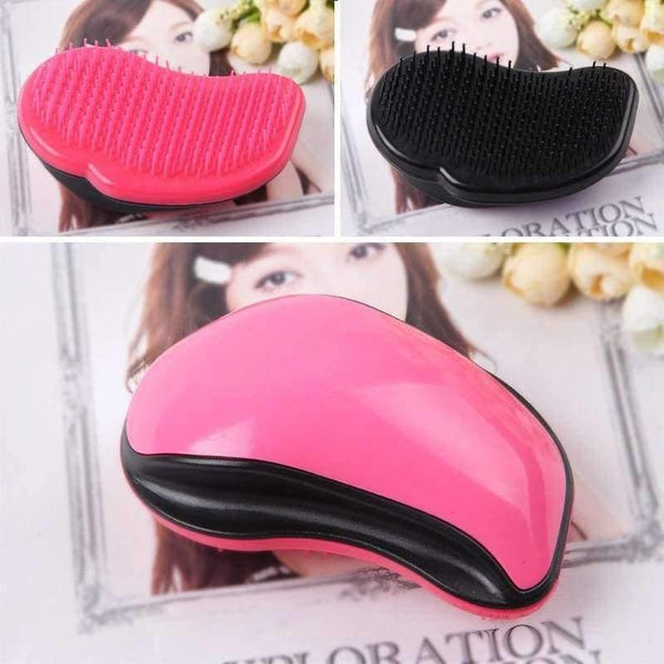 Planet Gates blue Mouse Comb Tangle Hair Brush Professional Hairbrush Paddle Detangler Brushes Massage Care Styling Women Anti--Static