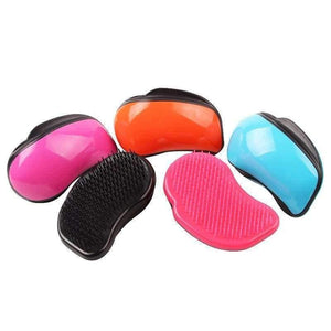 Planet Gates blue Mouse Comb Tangle Hair Brush Professional Hairbrush Paddle Detangler Brushes Massage Care Styling Women Anti--Static