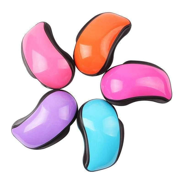 Planet Gates blue Mouse Comb Tangle Hair Brush Professional Hairbrush Paddle Detangler Brushes Massage Care Styling Women Anti--Static