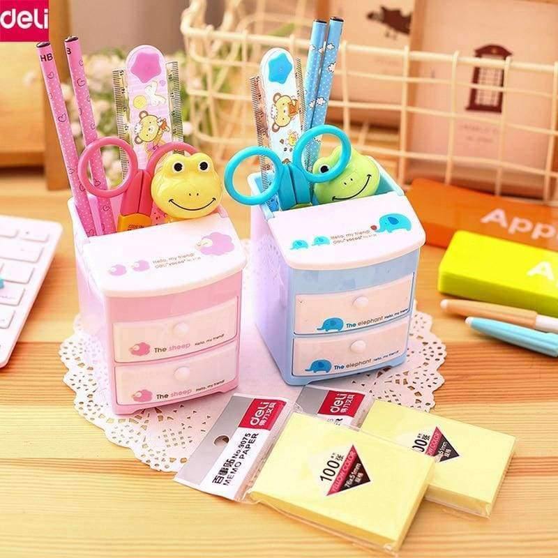 Planet Gates Blue Multifunctional Cute Pen Holder Desk Organizer Storage Office Accessories School Supplies Porta Caneta Para Escritorio
