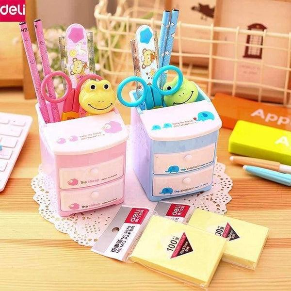 Planet Gates Blue Multifunctional Cute Pen Holder Desk Organizer Storage Office Accessories School Supplies Porta Caneta Para Escritorio