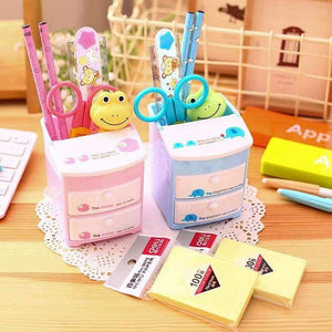 Planet Gates Blue Multifunctional Cute Pen Holder Desk Organizer Storage Office Accessories School Supplies Porta Caneta Para Escritorio