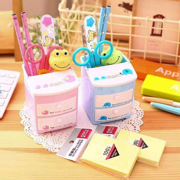 Planet Gates Blue Multifunctional Cute Pen Holder Desk Organizer Storage Office Accessories School Supplies Porta Caneta Para Escritorio