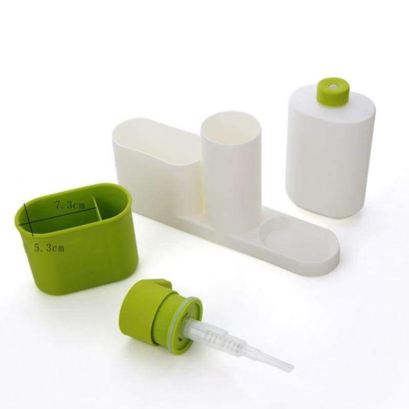 Planet Gates BLUE Multifunctional Kitchen Washing Sponge Storage Shelf Sink Detergent Soap Dispenser Storage Rack Organizer Stands KC1675