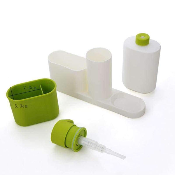 Planet Gates BLUE Multifunctional Kitchen Washing Sponge Storage Shelf Sink Detergent Soap Dispenser Storage Rack Organizer Stands KC1675