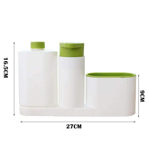 Planet Gates BLUE Multifunctional Kitchen Washing Sponge Storage Shelf Sink Detergent Soap Dispenser Storage Rack Organizer Stands KC1675