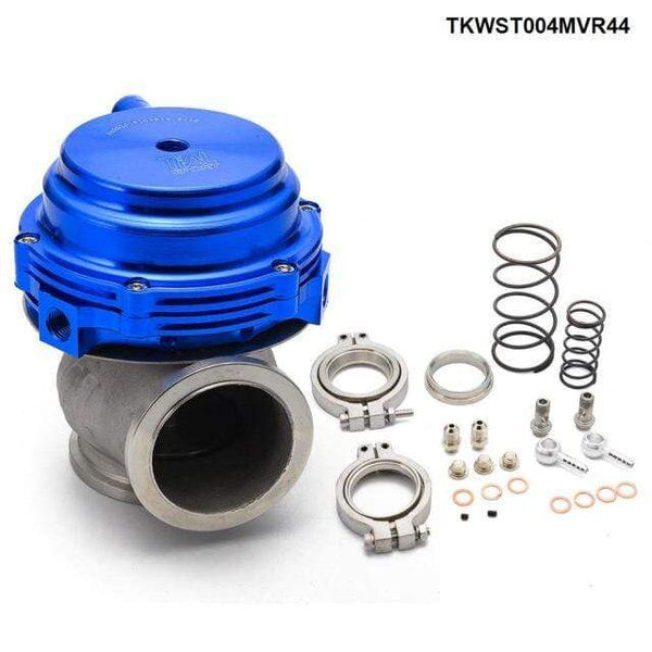 Planet Gates Blue MVR 44mm V Band External Wastegate Kit 24PSI Turbo Wastegate with V Band Flange High Quality TKWST004MVR44