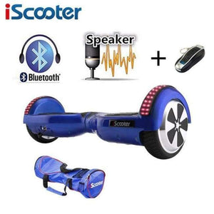 Planet Gates blue n BT n bag / Russian Federation IScooter 6.5inch Hoverboards self balancing scooter electric skateboard overboard mini skywalker standing up hoverboards