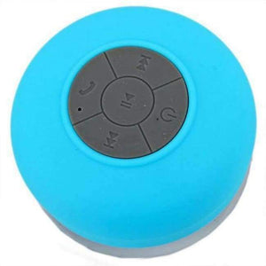 Planet Gates Blue Nasin Portable Subwoofer Shower Waterproof Wireless Bluetooth Speaker Car Handsfree Call Music Suction Mic For IOS Android Phone