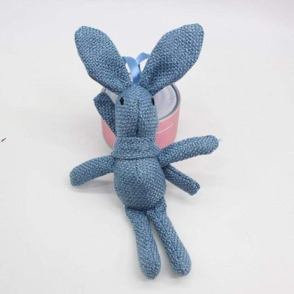 Planet Gates blue New Arrival Cute Soft Lace Dress Rabbit Stuffed Plush Animal Bunny Toy Pets Fashion For Baby Girl Kid Gift Animal Doll Keychain